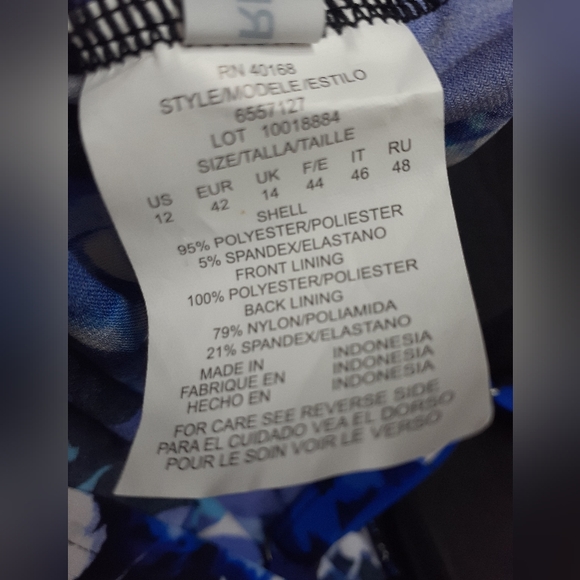 NWT Trimshaper tankini top size 12 - Picture 5 of 10